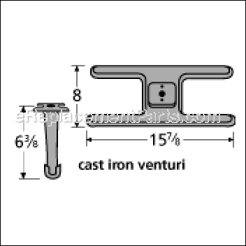Cast Iron Burner - 20101-80701:Aftermarket