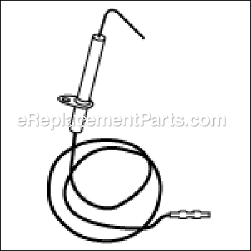 Ceramic Electrode With Wire for Rotisserie Ignitor - 01134:Aftermarket