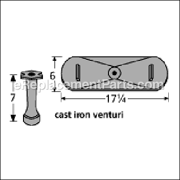 Cast Iron Burner - 21401-80801:Aftermarket
