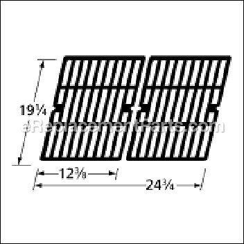 Gloss Cast Iron Cooking Grid - 62152:Aftermarket