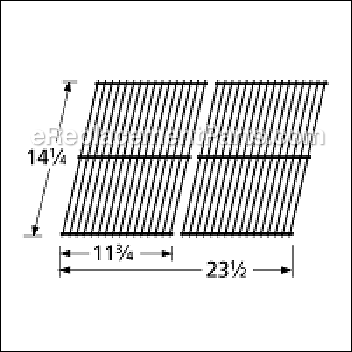 Chrome Steel Wire Cooking Grid - 41102:Aftermarket