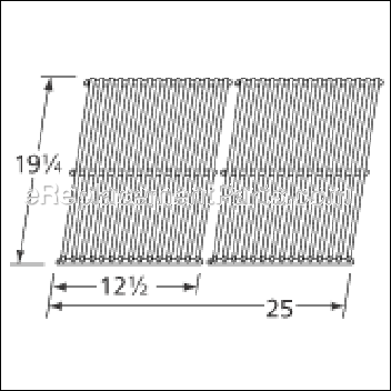 Stainless Steel Clad Wire Cooking Grid - 5S612:Aftermarket