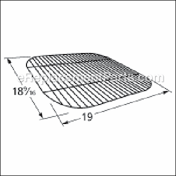 Chrome Steel Wire Cooking Grid - 44281:Aftermarket
