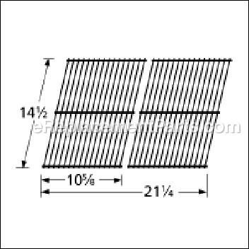 Porcelain Steel Wire Cooking Grid - 54402:Aftermarket