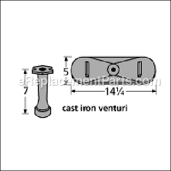 Cast Iron Burner - 21301-80801:Aftermarket