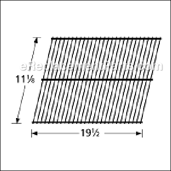 Porcelain Steel Wire Cooking Grid - 51501:Aftermarket