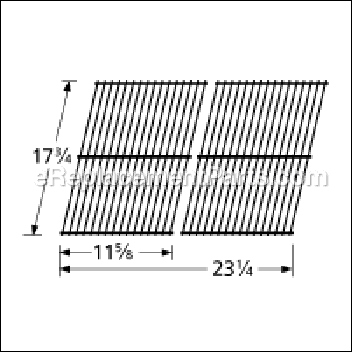 Porcelain Steel Wire Cooking Grid - 52802:Aftermarket