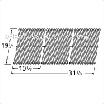 Stainless Steel Wire Cooking Grid - 591S3:Aftermarket