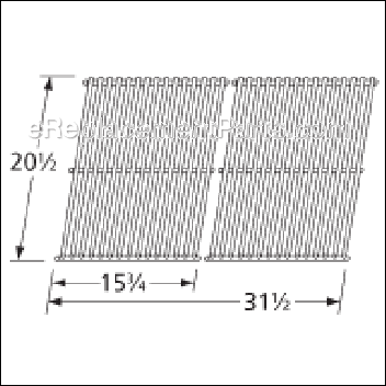 Stainless Steel Wire Cooking Grid - 59S02:Aftermarket