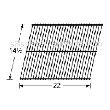 Chrome Steel Wire Cooking Grid - 41301:Aftermarket