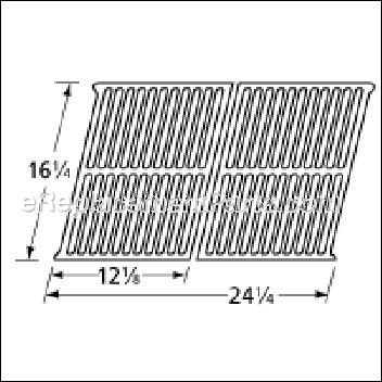 Stamped Stainless Steel Cooking Grid - 534S2:Aftermarket