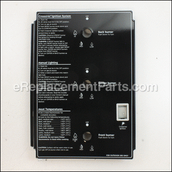Control panel - 10377:Weber