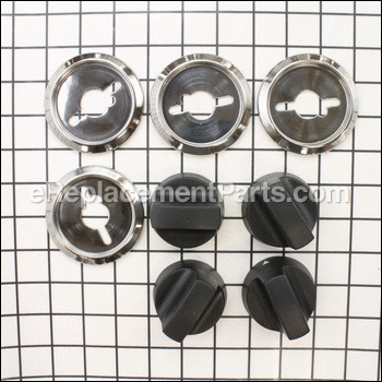 Control Knobs W/ Bezels And Fasteners - 30501053:Weber