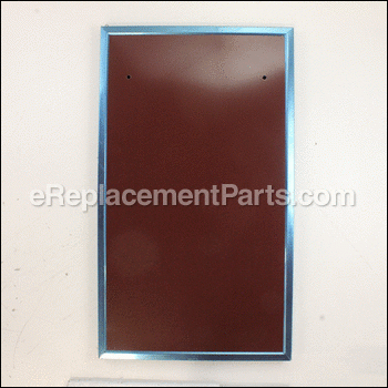 LHS door assembly - brick red - 61448:Weber