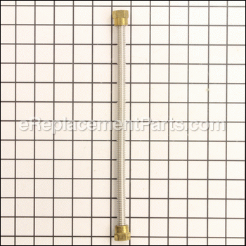 12" Corrugated Gas Tube Hookup, Stainless Steel - 60704:Weber