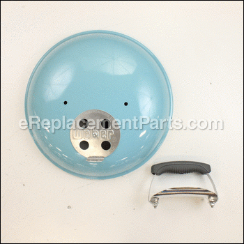 Lid With Shield - Blue Wave - 63088:Weber