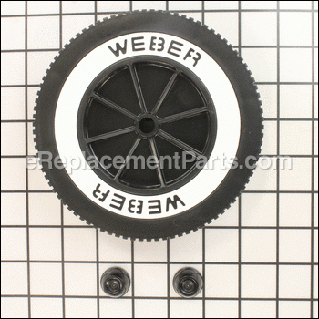 6" Wheel, Weber Logo - 6412:Weber