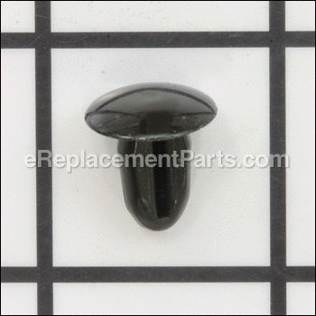 Black Plastic Button To Attach - 62196:Weber
