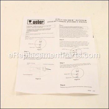 Instruction Sheet - 39906:Weber