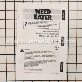 Manual - 530163408:Weed Eater