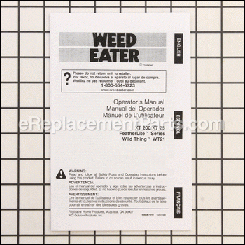 Manual Operators - 530087310:Weed Eater