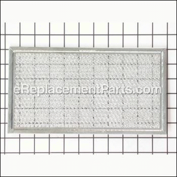 Microwave Grease Filter - 8206229A:Whirlpool