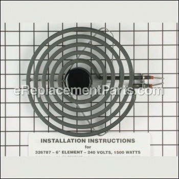 Electric Range Coil Surface El - 326789:Whirlpool