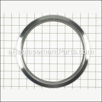 8 Inch Chrome Trim Ring - Elec - WB31X5014:Whirlpool