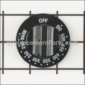 Range Oven Temperature Knob - WP74003280:Whirlpool