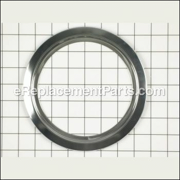 6 Inch Chrome Trim Ring - Elec - WB31X5013:Whirlpool