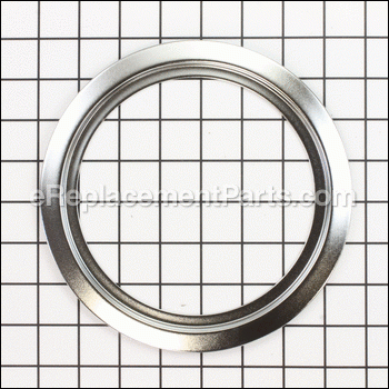 6 Inch Chrome Trim Ring - Elec - WB31X5013:Whirlpool