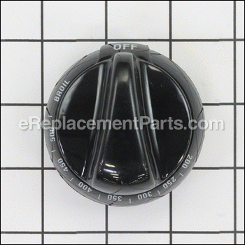 Knob-thermostat (black) - WB03K10037:Whirlpool