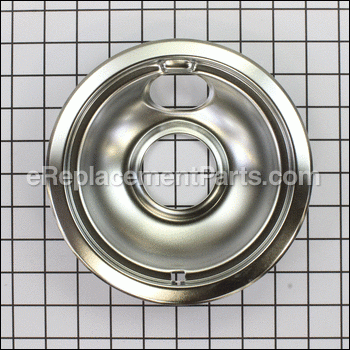 Chrome Drip Bowl 6 - WPW10196406:Whirlpool