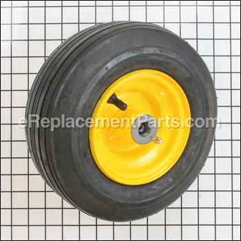 Wheel Assembly, 11 x 4 x 5 (Yellow Rim) - 634-3169:Yard Man