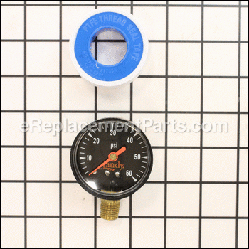 Pressure Gauge, 0-60 Psi - R0556900:Zodiac