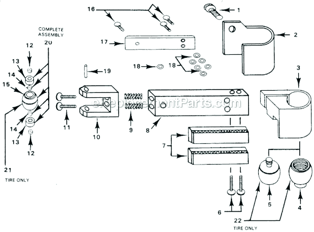 Dotco 14-1463 12 Inch Belt Sander Attachment Page A Diagram