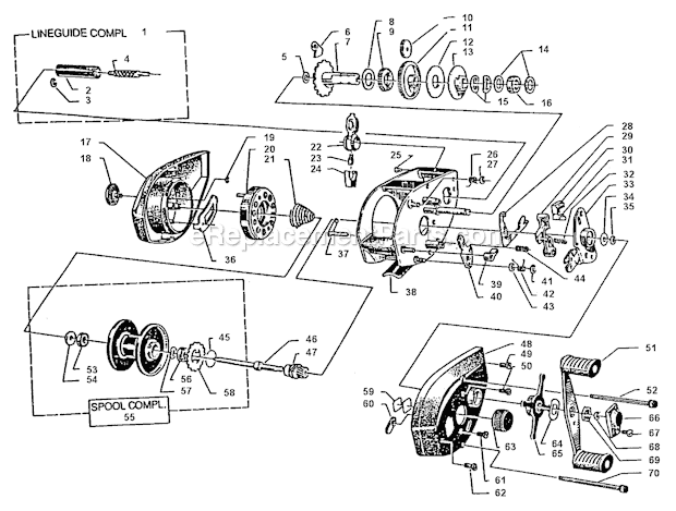 Abu Garcia Black Max 90-0 Ambassadeur Page A Diagram