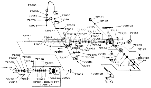 Abu Garcia C6000S3 Cardinal Page A Diagram