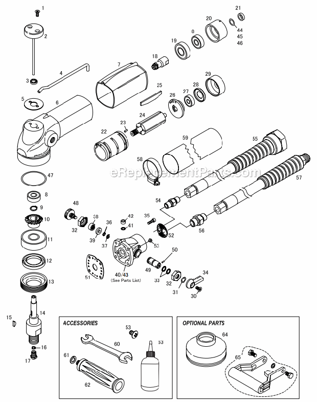 Alpha AIR-680 (Version 2) Pneumatic Air Polisher Page A Diagram