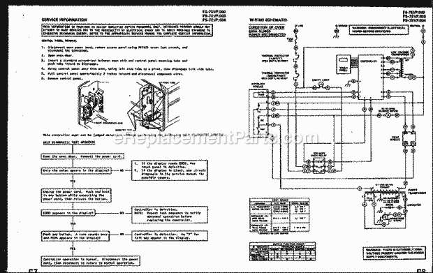 Amana 80/05000 Table Top Microwave Page 1 Diagram