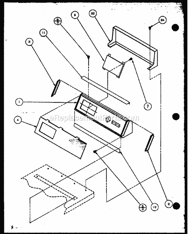 Amana LE2811 (P7804801W) Dryer- Ele Page 1 Diagram