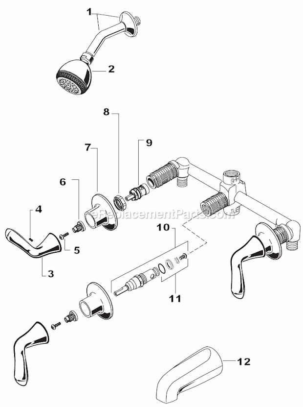 American Standard 3375 Cadet Page A Diagram