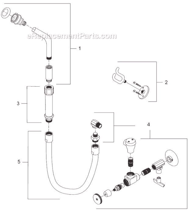 American Standard 7582.167 Commercial Faucet Page A Diagram