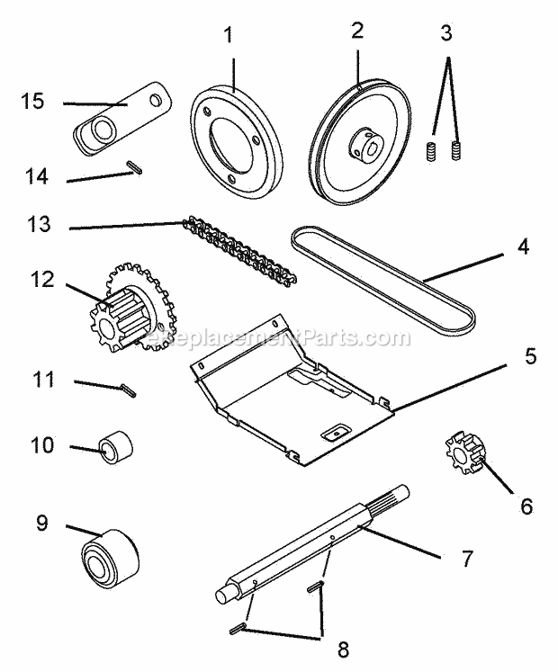 Ariens 532121 Friction Drive Performance Kit Friction Drive Performance Kit 53212100 Diagram