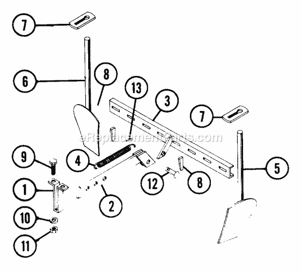 Ariens 702014 Hiller Furrower Kit With Depth Stick Page A Diagram