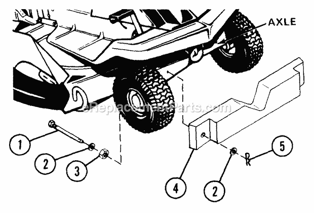 Ariens 725007 Weight Kit For Rear Baggers Front Axle Weight Kit Diagram