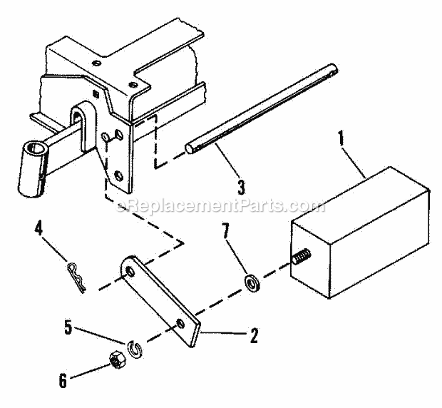 Ariens 734004 Front Weight Front Weight Kit Diagram