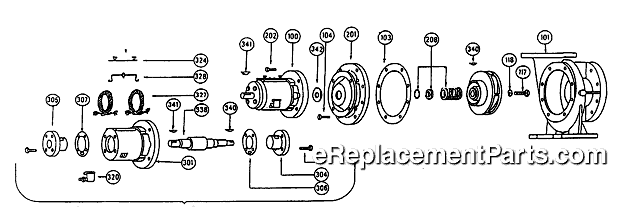 Armstrong 4020 (Series) Base Mounted Pump Page A Diagram