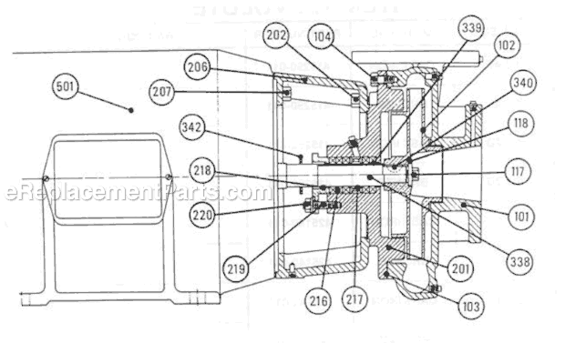 Armstrong 4285 S Old Style Motor Mounted Pump Page A Diagram