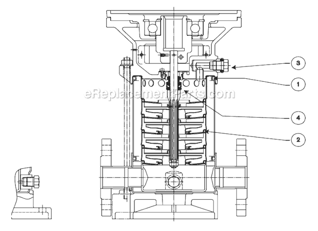 Armstrong 4700 Vertical MultiStage Pump Page A Diagram